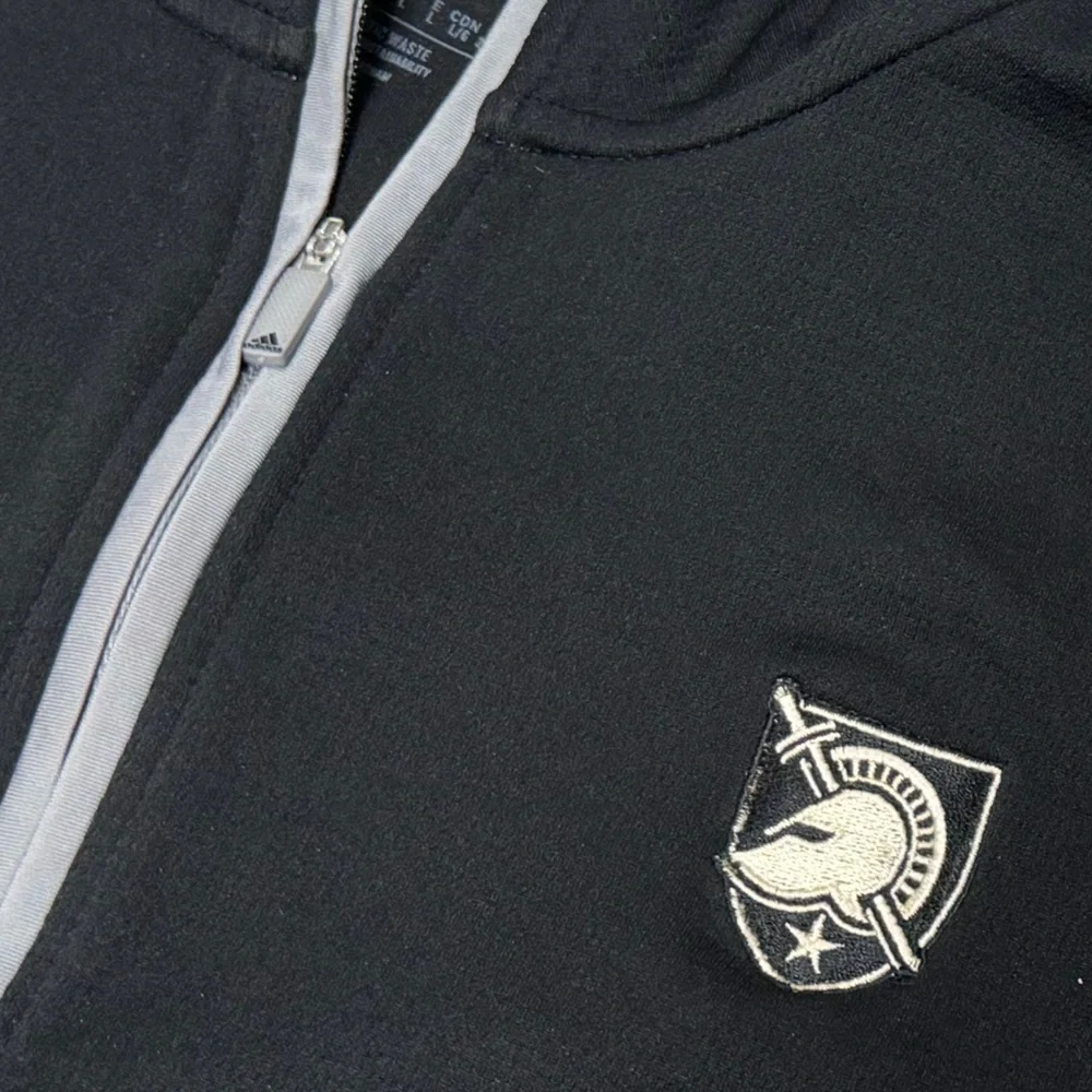 Army Black Knights Adidas Collegiate 1/4 Zip Up Pullover Athletic Top Sporty